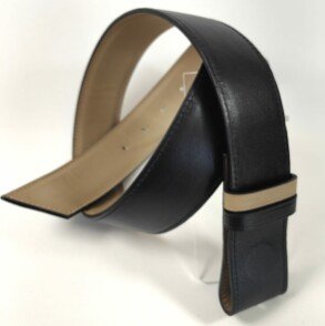 Ceinture reversible femme Taupe / Noir